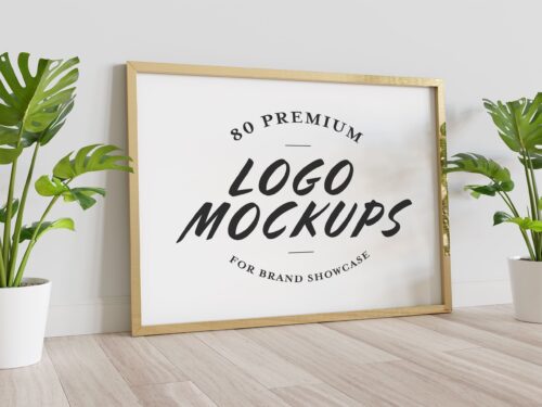 80 Premium Logo Mockups for Brand Showcase